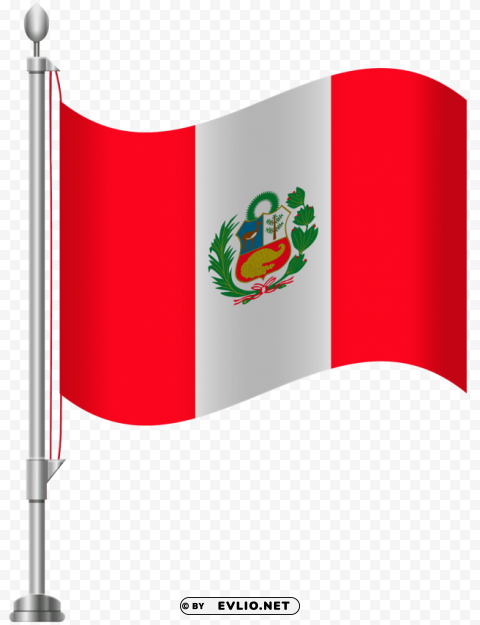 Peru Flag PNG Graphics With Clear Alpha Channel