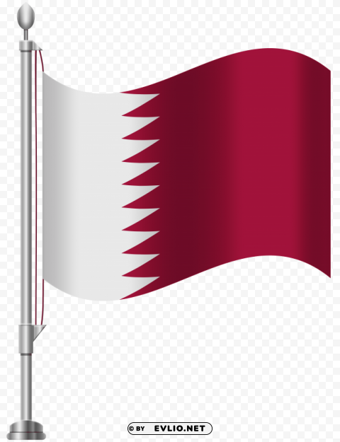 qatar flag HighQuality PNG Isolated Illustration
