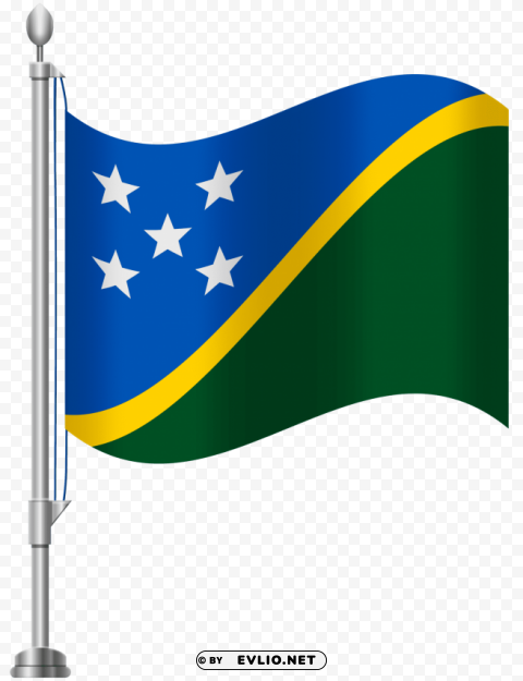 solomon islands flag Isolated Subject in HighResolution PNG