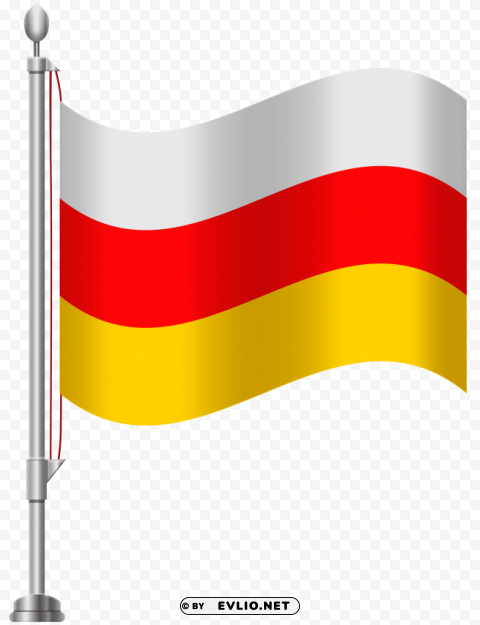 South Ossetia Flag HighResolution Transparent PNG Isolation