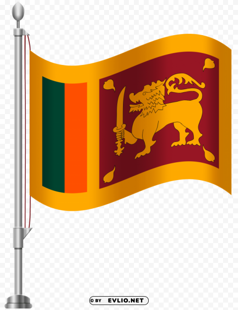 sri lanka flag Isolated Artwork in HighResolution Transparent PNG