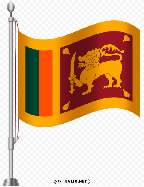 sri lanka flag PNG graphics with alpha transparency bundle