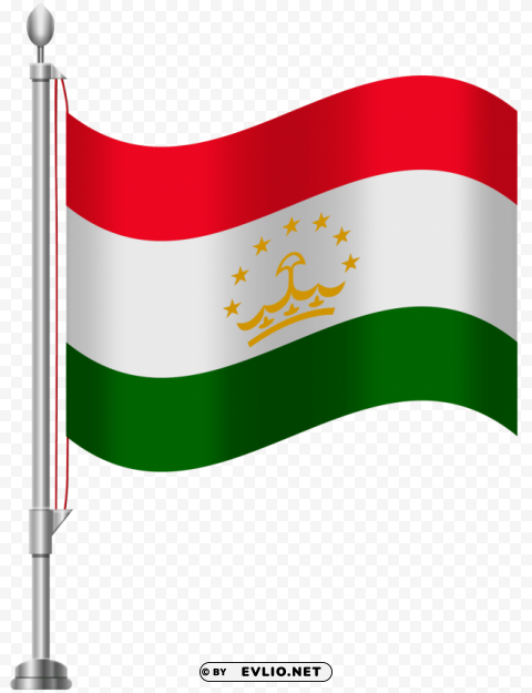 tajikistan flag Isolated Item in Transparent PNG Format