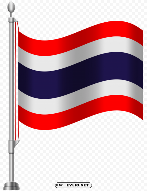 Thailand Flag Isolated Character On HighResolution PNG