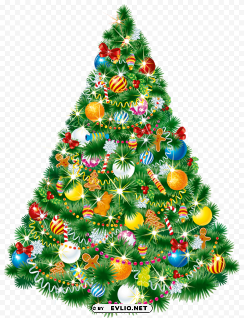 Transparent Christmas Tree Picture PNG Images With Alpha Mask