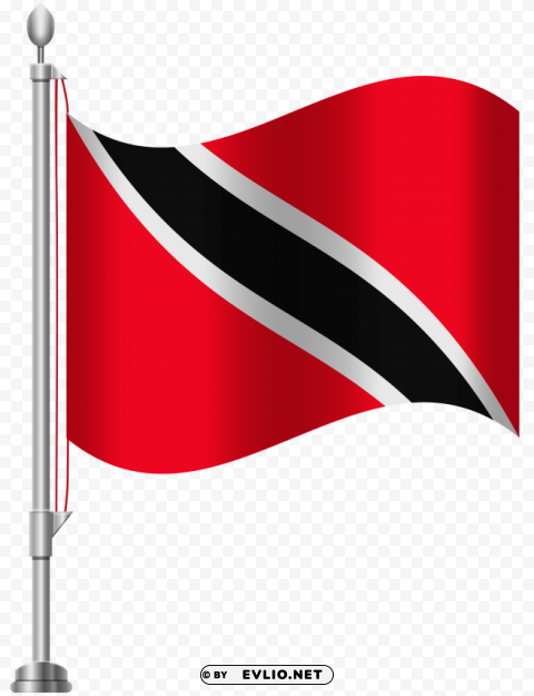 trinidad and tobago flag Isolated Design Element in Clear Transparent PNG