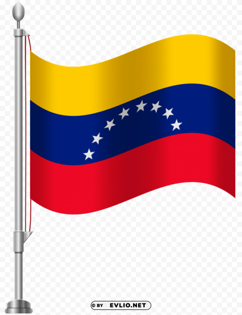 venezuela flag Isolated Element with Clear Background PNG
