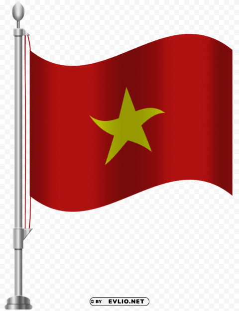 vietnam flag Isolated Item with Transparent Background PNG clipart png photo - 403d0701