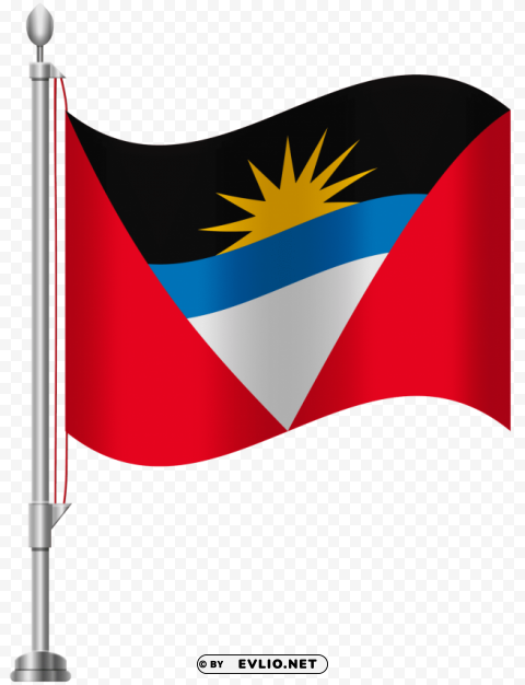 antigua flag HighResolution Isolated PNG Image clipart png photo - 67c89f6a