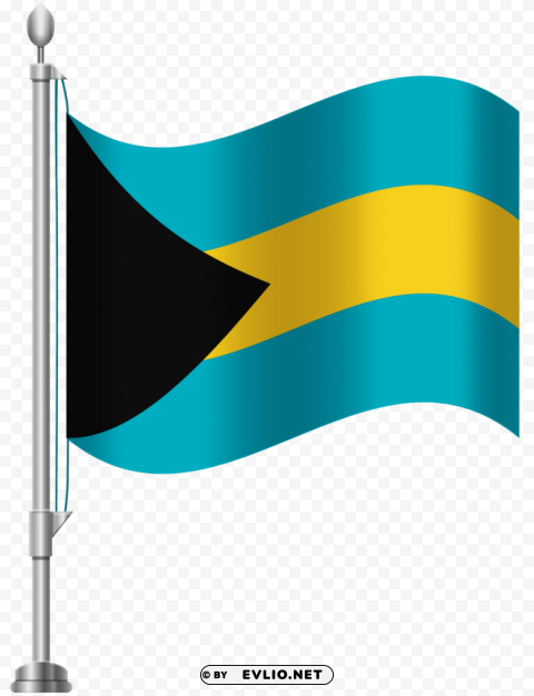 Bahamas Flag HighQuality PNG With Transparent Isolation