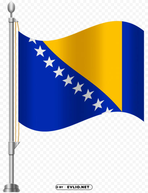 bosnia and herzegovina flag HighResolution Transparent PNG Isolated Item clipart png photo - 73462f84