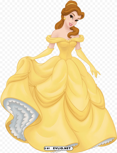 disney princess belle PNG Graphic Isolated on Clear Backdrop PNG transparent with Clear Background ID cb0d0746