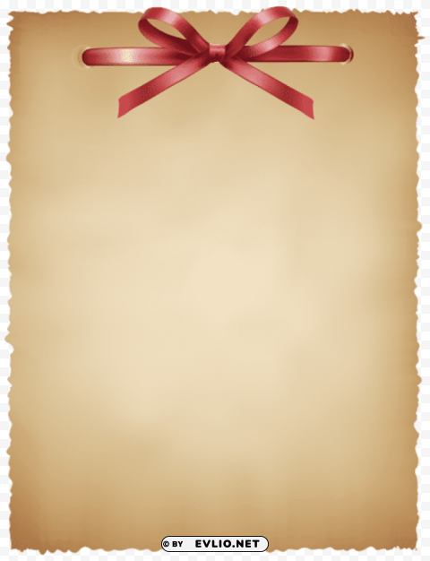 elegant old paper Isolated Artwork in Transparent PNG Format