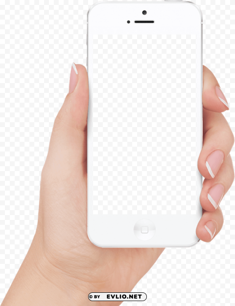 Clear in hand white iphone ClearCut PNG Isolated Graphic PNG Image Background ID 7d0af29c