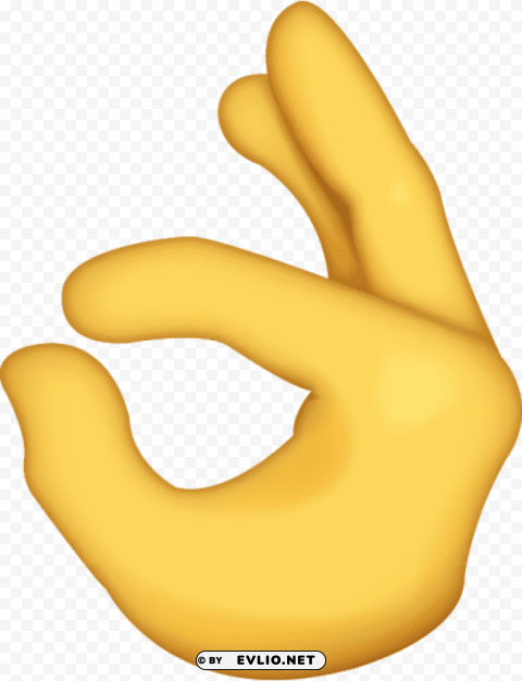 ok hand sign emoji icon ios10 Transparent PNG images for printing
