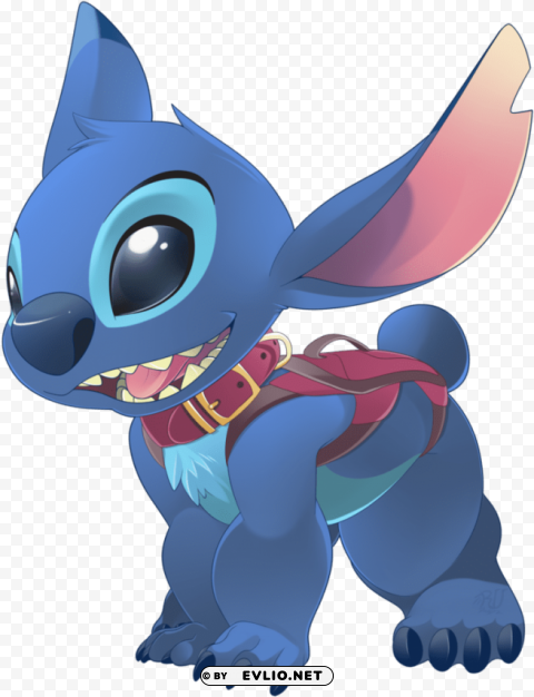 stitch dog PNG Image with Isolated Artwork