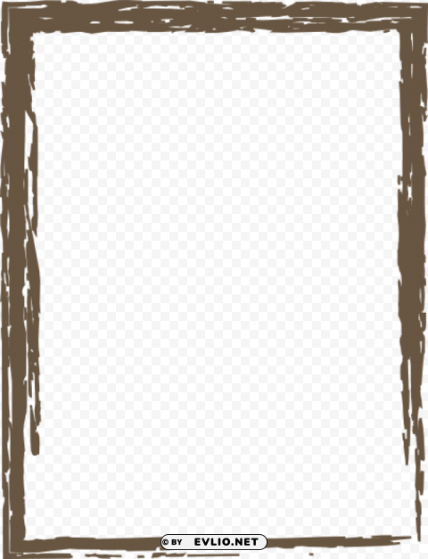 brown border frame PNG with clear background extensive compilation