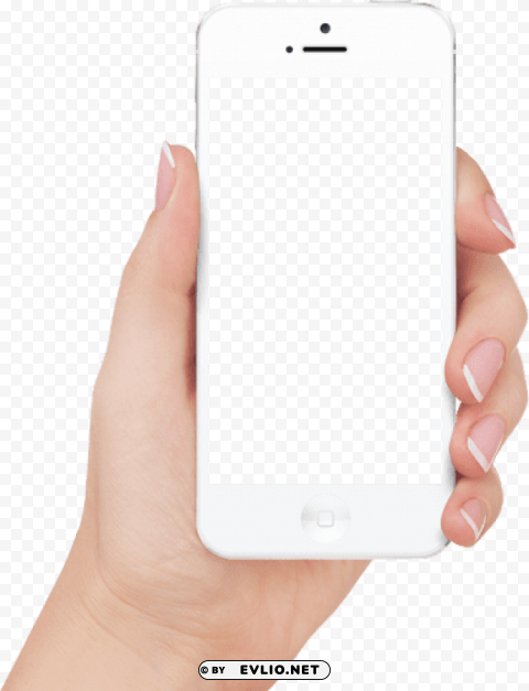 mobile phone with touch Isolated Item with Transparent Background PNG