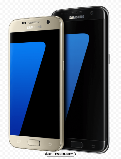 s7 and s7 edge PNG images with clear alpha layer