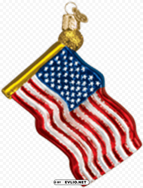 spangled banner glass ornament PNG Isolated Subject on Transparent Background