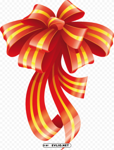 christmas ribbon stickers - christmas ribbo Isolated Character in Clear Transparent PNG