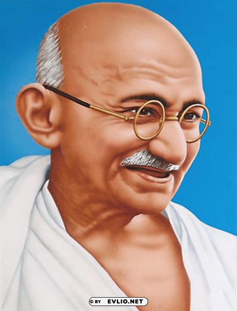 Transparent background PNG image of mahatma gandhi Clear Background PNG Isolated Element Detail - Image ID 23e598b7