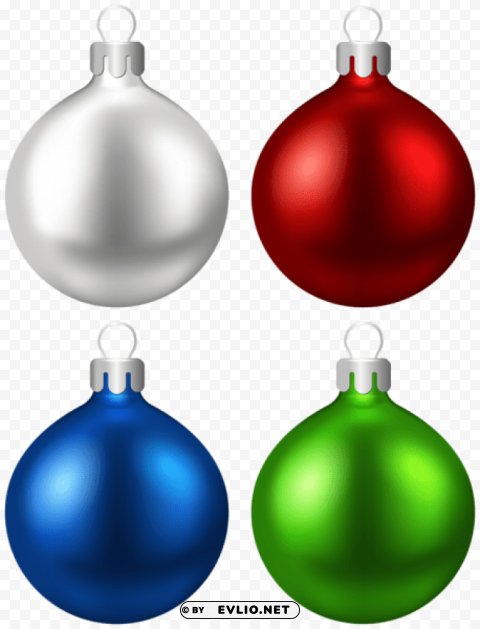 christmas balls set Free PNG images with transparent backgrounds