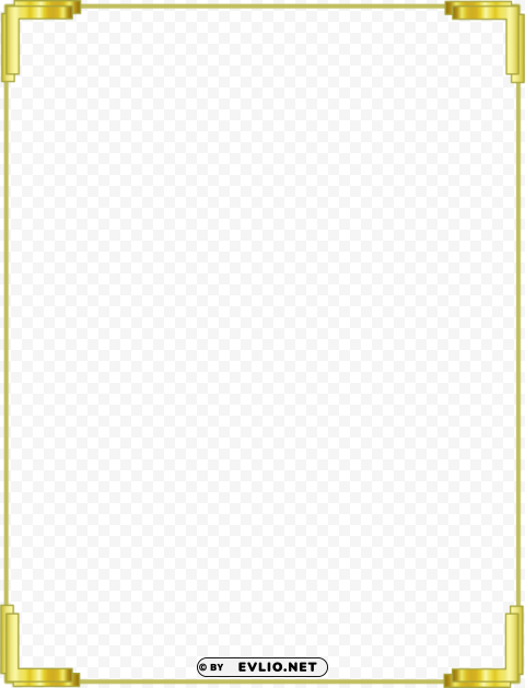 gold border frame Clear PNG pictures assortment