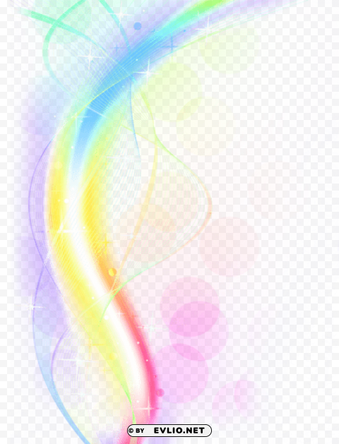 transparent rainbow decor Clear pics PNG