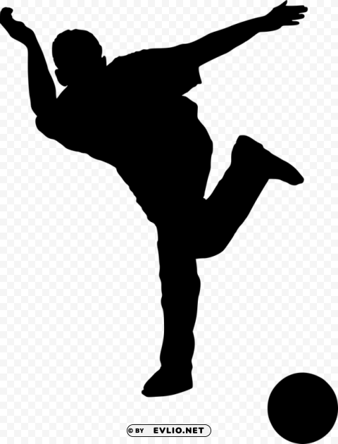 sport bowling silhouette PNG transparent graphics for download