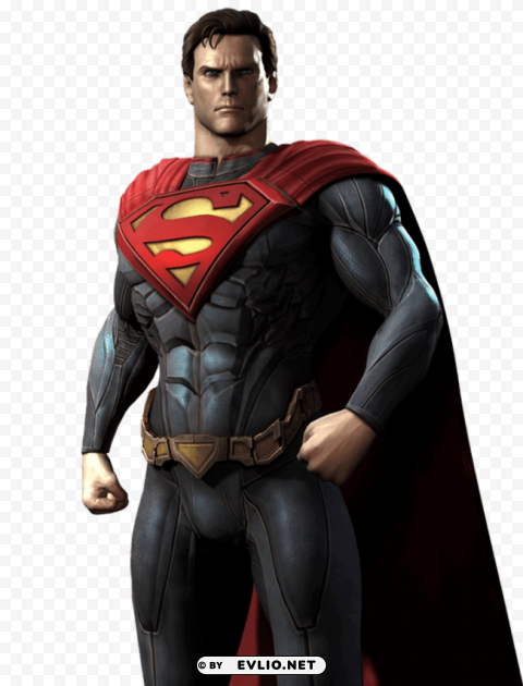 superman angry standing PNG transparent designs for projects