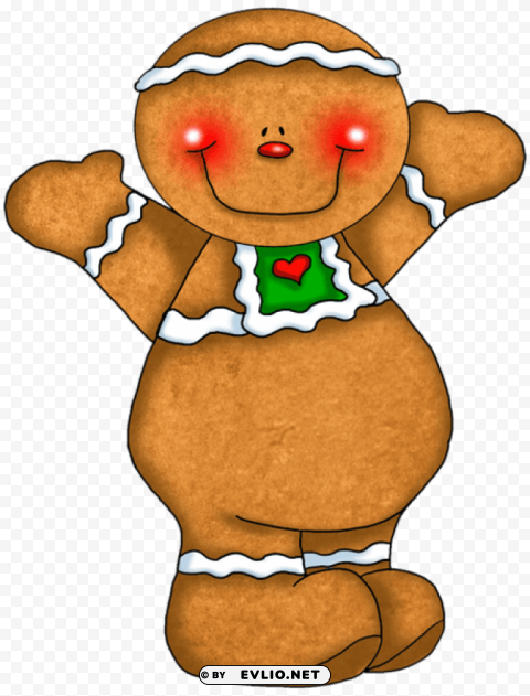 cute gingerbread ornament Clear PNG pictures broad bulk