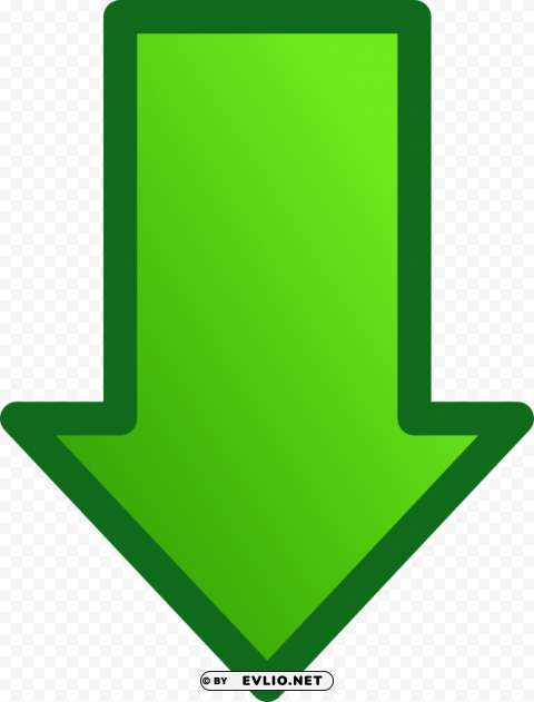 green down arrow Clear PNG graphics free