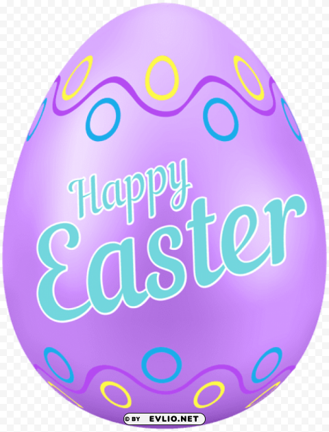happy easter egg violet Transparent PNG graphics variety