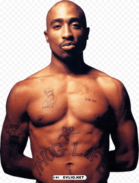 2pac Isolated Design Element in Transparent PNG