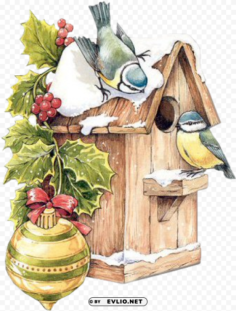 bird house free on dumielauxepices net - christmas bird house clipart HighQuality Transparent PNG Object Isolation