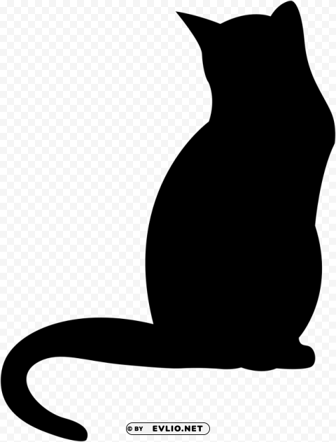 cats shadow PNG images with transparent canvas