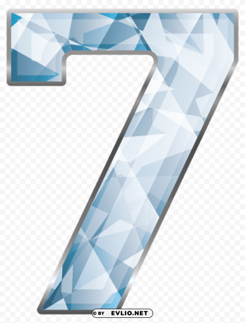crystal number seven Clear PNG images free download