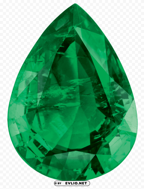 emerald stone Transparent PNG Isolated Object with Detail