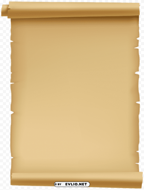 scrolled paper Transparent Background Isolated PNG Design Element