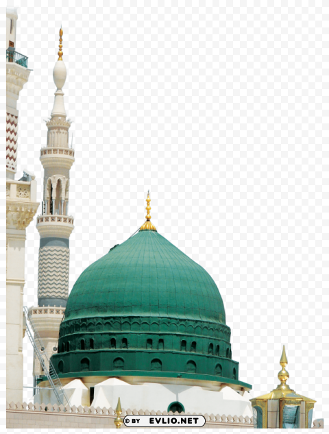 Al Masjid an Nabawi PNG Image with Transparent Isolated Graphic png images background -  image ID is 46125532