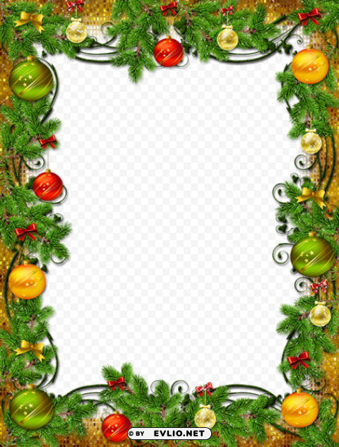 beautiful christmas photo frame PNG Image Isolated with HighQuality Clarity