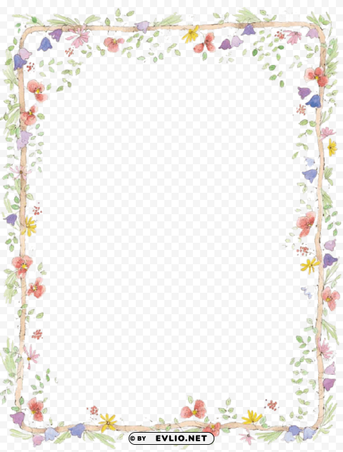 flowers borders download Isolated Object with Transparent Background in PNG