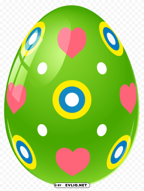 green easter egg with heartspicture PNG transparent photos comprehensive compilation