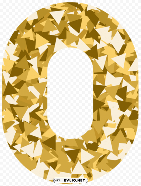 Mosaic Style Number Zero PNG Files With No Background Free