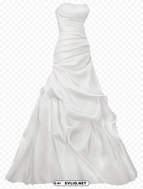 satin gown wedding dress Clear background PNGs