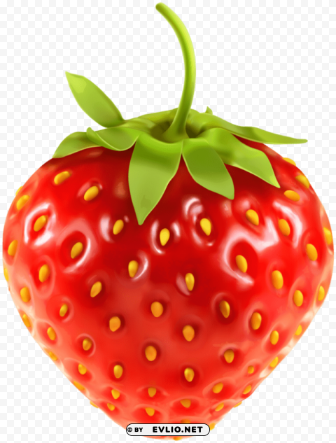 strawberry image Isolated Character with Clear Background PNG