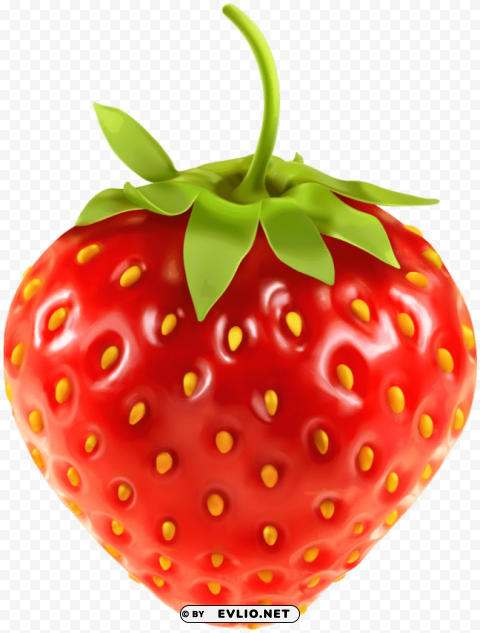 Strawberry Image Isolated Character With Clear Background PNG