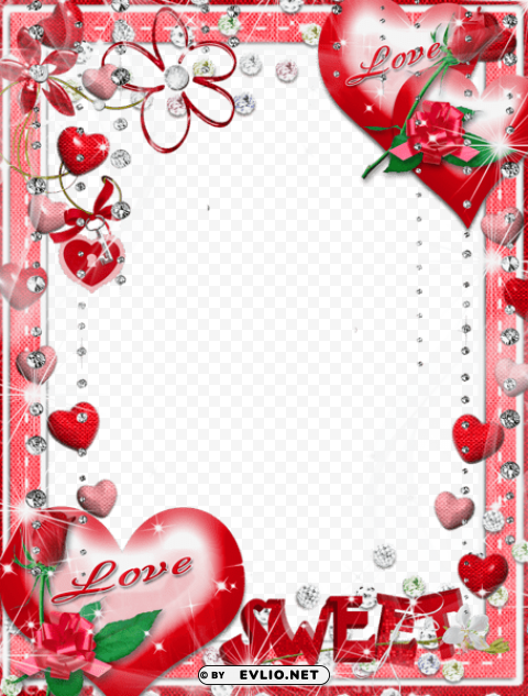 Sweet Lovephoto Frame PNG Image Isolated With Clear Transparency