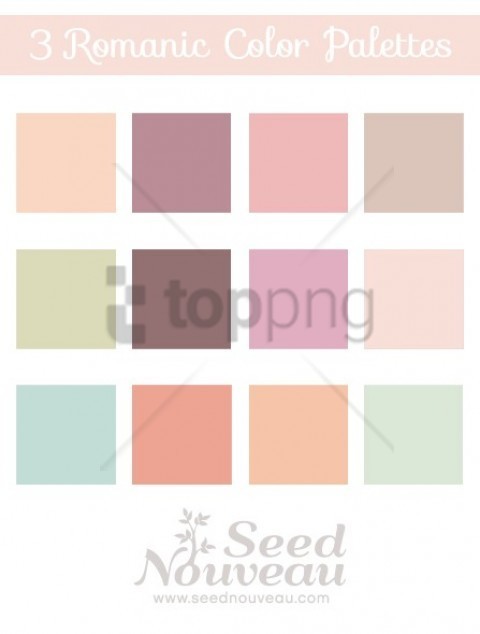 romantic colors PNG Image with Transparent Cutout